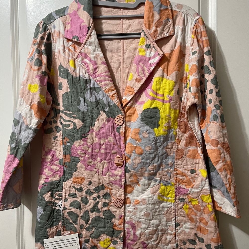 Parsley and Sage 100% cotton reversible jacket.